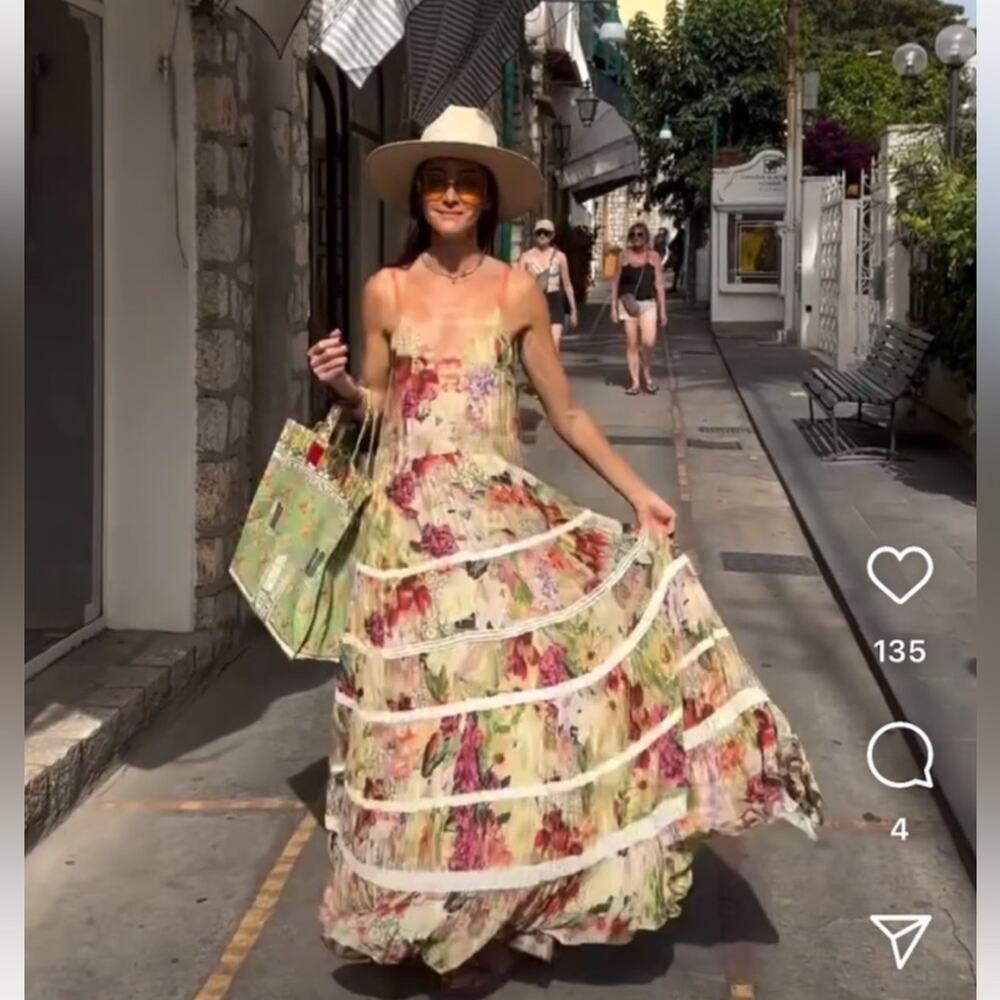 CAROLINA K Marietta floral tiered maxi dress - Picture 10 of 10